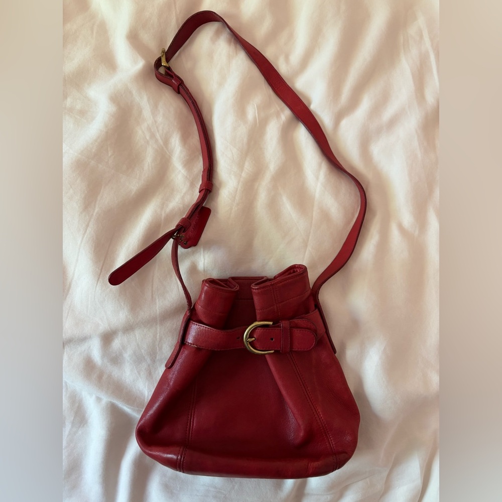 Rare Vintage Coach Bucket Bag